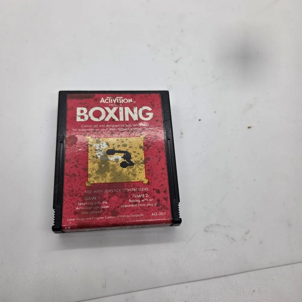 Boxing Activision Atari 2600 Game Cartridge AG-002 VTG 1980 Tested PWC